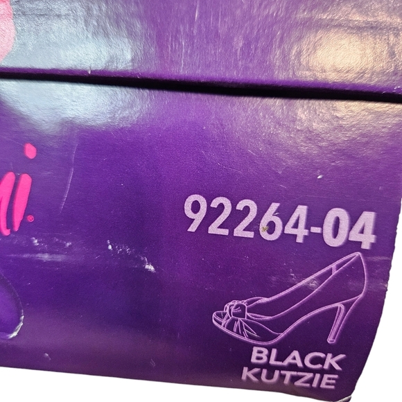 Fioni Black Kutzie Patent Leather & Faux Suede Stiletto Heels Size 8.5 Women's‎ - Picture 12 of 16